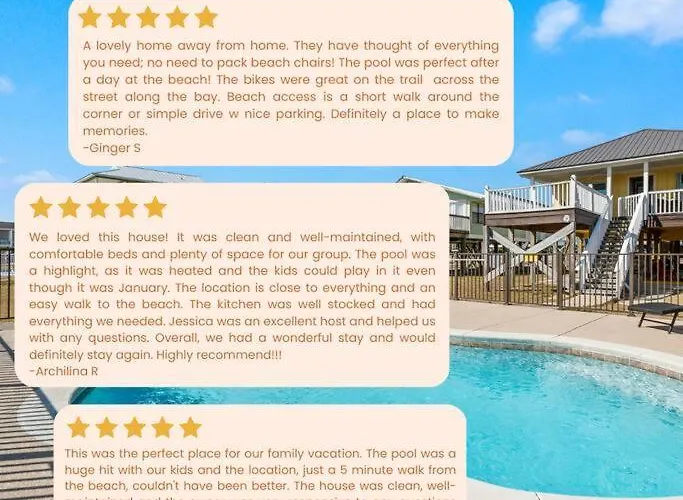 Heated Pool - No Pool Heating Fee - Walk2beach - Fire Pit - Pet Friendly Holiday home